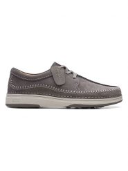 Clarks Skórzane mokasyny "Nature 5" w kolorze szarym rozmiar: 43. Szare mokasyny męskie Clarks. Za 272.31 zł.