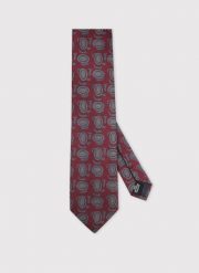 PAKO LORENTE – Bordowy krawat męski. Czerwone krawaty i muchy męskie Pako Lorente, bez wzorów, z poliesteru. Za 99.99 zł.