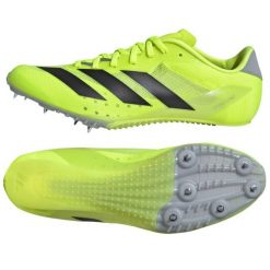 Buty kolce adidas Sprintstar IF9404 zielone. Zielone obuwie do biegania damskie . Za 485.07 zł.