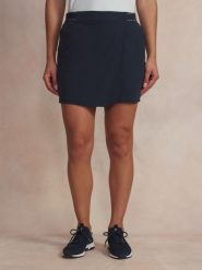 Damskie spódnico-spodenki TBS Darci. Niebieskie szorty damskie Tbs, bez wzorów, z materiału, eleganckie. Za 307.65 zł.