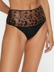Chantelle Stringi Philter C22CG5 Czarny. Czarne stringi damskie Chantelle, bez wzorów, z syntetyku. Za 89.99 zł.