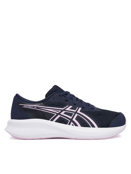 Asics Buty do biegania Patriot 14 Gs 1014A392 Granatowy. Niebieskie buty sportowe dziewczęce Asics, bez wzorów, z meshu, bez zapięcia. Za 249.99 zł.