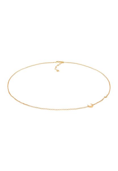 Elli Damski Filigran Basic Minimal z kamieniem księżycowym w srebrze próby 925 Sterling Silver Naszyjniki 1 ct. Szare naszyjniki damskie Elli, srebrne. Za 293.99 zł.