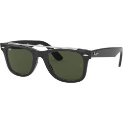 Ray-Ban - Okulary 0RB4540.601/31.50. Czarne okulary przeciwsłoneczne męskie Ray-Ban, z materiału, prostokątne. W wyprzedaży za 359.90 zł.