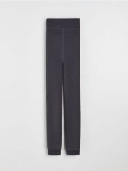 Legginsy z ociepleniem - szary. Szare legginsy damskie Sinsay, l, bez wzorów. Za 29.99 zł.