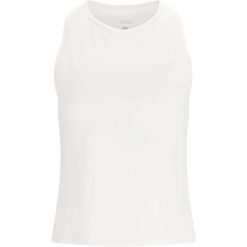Damski tank top Athlecia Delrey. Białe topy damskie Athlecia, bez wzorów, bez ramiączek. Za 122.50 zł.