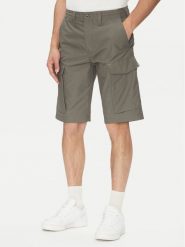 G-Star Raw Szorty materiałowe Core D26220-C973 Szary Regular Fit. Szare szorty męskie G-Star Raw, z bawełny, bez kołnierzyka. Za 609.99 zł.