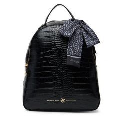 Plecak Beverly Hills Polo Club. Czarne plecaki damskie Beverly Hills Polo Club, bez wzorów. Za 159.99 zł.