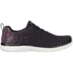 Buty sportowe damskie Skechers Virtue. Czarne buty sportowe na co dzień damskie Skechers, bez wzorów. Za 390.00 zł.