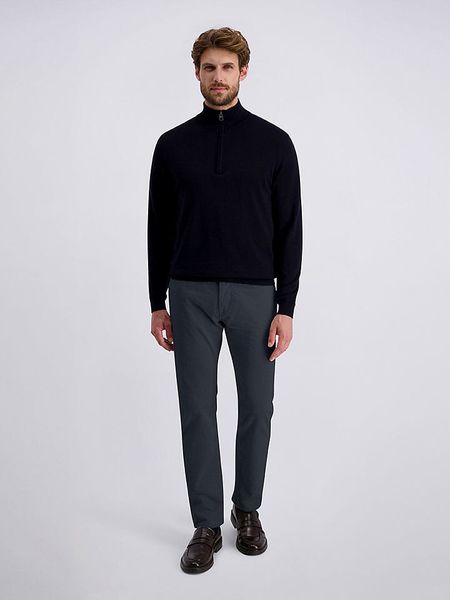 Pierre Cardin Spodnie sztruksowe "Laval" w kolorze granatowym rozmiar: W35/L30. Niebieskie spodnie materiałowe męskie Pierre Cardin, z aplikacjami, ze skóry, klasyczne. Za 170.47 zł.