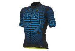 Koszulka rowerowa męska Alé Cycling PR-S Checker M Czarno-niebieski. Czarne t-shirty sportowe męskie ALÉ CYCLING, m, z elastanu, bez ramiączek, rowerowe. Za 490.75 zł.