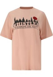 T-shirt damski Whistler Cashew. Czerwone t-shirty damskie WHISTLER, m, bez wzorów, z bawełny, bez kołnierzyka. Za 128.50 zł.
