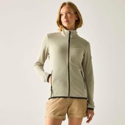 Damska bluza polarowa Mavrey z pełnym zamkiem i miękkim w dotyku materiałem. Białe bluzy bez kaptura damskie Regatta, z polaru. Za 349.99 zł.