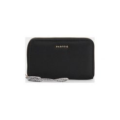 Parfois - Portfel. Czarne portfele damskie Parfois, bez wzorów, z materiału. Za 49.90 zł.