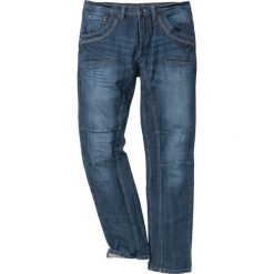 Dżinsy Regular Fit Straight bonprix ciemnoniebieski "stone used". Niebieskie jeansy męskie bonprix. Za 64.99 zł.