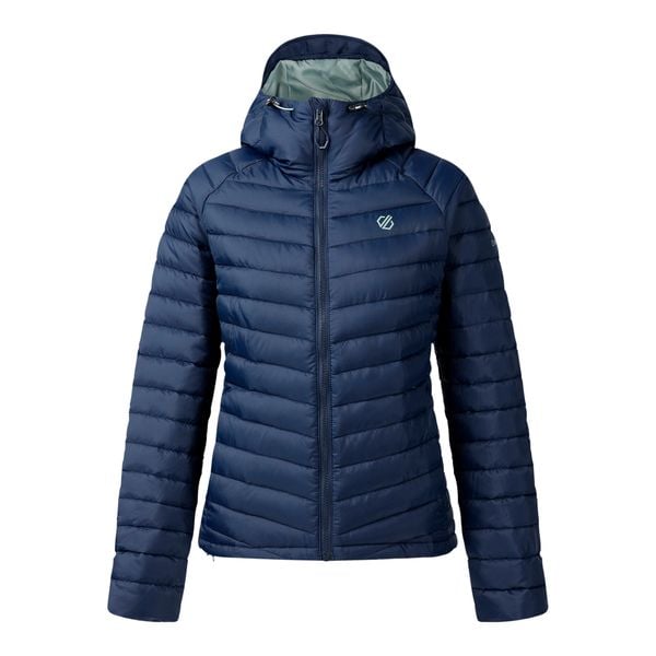 Kurtka Damska Air Lite Baffled Jacket. Niebieskie kurtki damskie Dare 2b, xl, bez wzorów, z materiału, z kapturem. Za 334.99 zł.