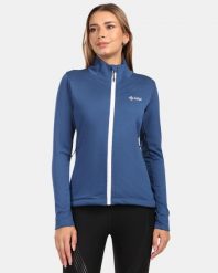 Damska bluza polarowa Kilpi SIREN-W. Niebieskie bluzy bez kaptura damskie Kilpi, bez wzorów, z materiału, bez ramiączek, bez kaptura. Za 267.13 zł.
