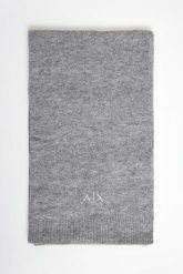 Szal damski wełniany ARMANI EXCHANGE. Szaliki i kominy damskie Armani Exchange, bez wzorów, z wełny. W wyprzedaży za 363.35 zł.