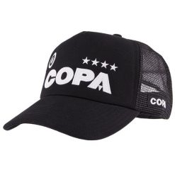 Czapka Dla Dorosłych - Campioni - Czarna. Czarne czapki męskie COPA FOOTBALL, bez wzorów, z materiału. Za 126.98 zł.