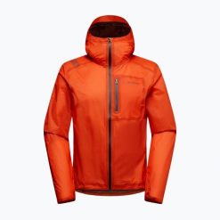 Kurtka do biegania męska La Sportiva Ethereal Pro. Czerwone kurtki treningowe męskie La Sportiva, m, bez wzorów, z materiału, do biegania. Za 1,159.00 zł.