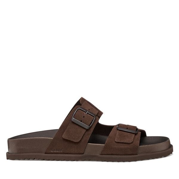 Klapki Geox. Brązowe klapki i japonki męskie Geox. Za 359.99 zł.