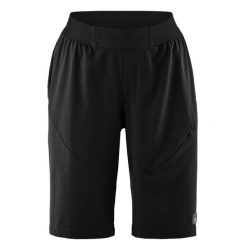 Szorty damskie Gonso Simplita. Czarne spodenki sportowe damskie Gonso, s, z materiału, rowerowe. Za 411.00 zł.