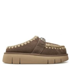 Kapcie Mou. Brązowe kapcie damskie Mou. Za 839.99 zł.