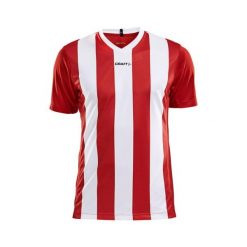 Koszulka Craft progress stripe. Białe t-shirty sportowe męskie Craft, xs, z materiału, bez ramiączek, na fitness i siłownię. Za 158.20 zł.