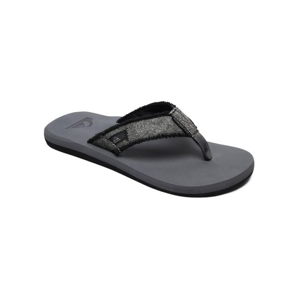 Klapki japonki męskie Quiksilver Monkey. Szare klapki i japonki męskie Quiksilver, z tkaniny. Za 109.99 zł.