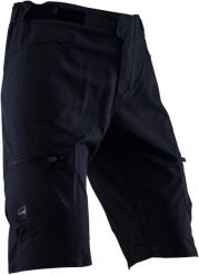 Spodenki rowerowe LEATT Shorts MTB Enduro 2.0. Czarne szorty męskie LEATT, bez wzorów, z materiału. Za 369.99 zł.