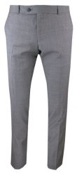 Wełniane, Eleganckie Spodnie Męskie - MEN'SFIELD - Popielate, Mikrowzór. Szare spodnie wizytowe męskie MEN'SFIELD, z gumy. Za 285.00 zł.