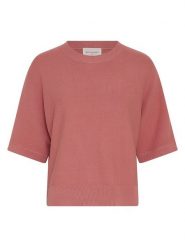 MOSS COPENHAGEN Sweter w kolorze jasnoróżowym rozmiar: S/M. Różowe swetry klasyczne damskie MOSS COPENHAGEN, m, bez kołnierzyka. Za 169.95 zł.