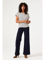 Garcia Dżinsy "Celia" - Wide fit - w kolorze granatowym rozmiar: W27. Niebieskie jeansy damskie Garcia, z podwyższonym stanem. Za 217.99 zł.