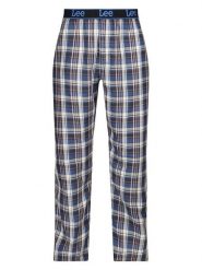 LEE Underwear Spodnie piżamowe "Yukon" w kolorze niebiesko-szarym rozmiar: L. Niebieskie piżamy męskie LEE Underwear, l, bez wzorów, z bawełny, bez ramiączek. Za 73.93 zł.