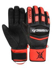 Reusch Rękawiczki funkcyjne "Worldcup Warrior GS" w kolorze pomarańczowo-czarnym rozmiar: 5. Czarne rękawiczki dziecięce REUSCH, z materiału, bez ramiączek. Za 392.52 zł.