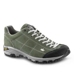 Buty trekkingowe Lomer Maipos Suede. Zielone buty trekkingowe męskie LOMER, bez zapięcia, trekkingowe. Za 604.85 zł.