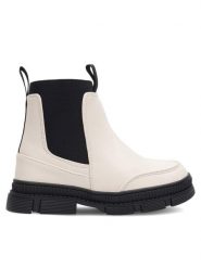 Nelli Blu Kozaki CM230314-1 Écru. Kozaki dziewczęce Nelli Blu, bez wzorów, z syntetyku, bez obcasa. Za 139.99 zł.