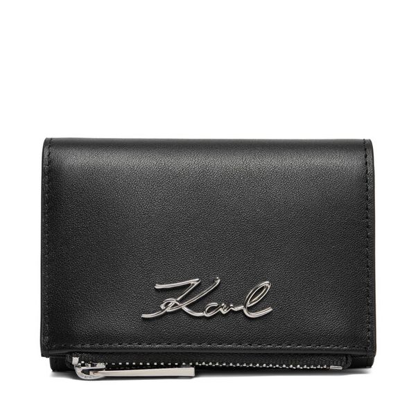 Portfel KARL LAGERFELD. Czarne portfele damskie Karl Lagerfeld, bez wzorów. Za 337.99 zł.