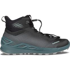 Buty trekkingowe damskie Lowa Merger Mid Gtx. Czarne obuwie trekkingowe damskie Lowa. Za 522.00 zł.