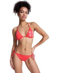 Dla Kobiety SOLID ESSENTIALS Czerwony. Czerwone bikini damskie Roxy, bez wzorów. Za 229.99 zł.