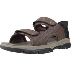 Sandały SKECHERS SLIP-INS TRESMEN-REECE Brązowy. Brązowe sandały męskie Skechers, z syntetyku, bez zapięcia. Za 279.99 zł.