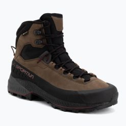 Buty trekkingowe męskie La Sportiva TX5 Evo Mid GTX. Szare buty trekkingowe męskie La Sportiva, z gore-texu, przed kolano, bez zapięcia, trekkingowe, gore-tex. Za 1,189.00 zł.
