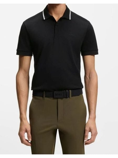 Hugo Boss Underwear Koszulka polo w kolorze czarnym rozmiar: XXL. Czarne koszulki polo męskie Hugo Boss Underwear, xxl, bez wzorów, z bawełny, bez ramiączek. Za 369.95 zł.