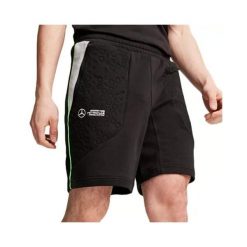 Szorty bermudzkie Puma MAPF1. Czarne szorty męskie Puma, bez kołnierzyka. Za 226.50 zł.