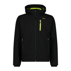 Kurtka męska turystyczna CMP 3A01787N. Czarne kurtki męskie CMP, l, bez wzorów, z materiału, z kapturem. Za 359.99 zł.