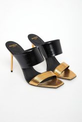 Szpilki damskie skórzane Sync BALMAIN. Szpilki Balmain, bez wzorów, bez obcasa. Za 3,749.00 zł.