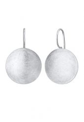 Nenalina Damska zawieszka do uszu Round Geo Matt ze srebra próby 925 Sterling Silver Kolczyki 1 ct Damski. Szare kolczyki damskie Nenalina, srebrne, na sztyftcie. Za 241.39 zł.