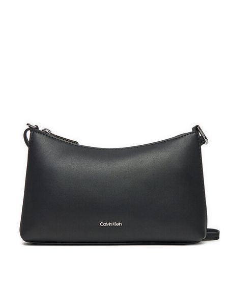 Calvin Klein Torebka K60K612548 Czarny. Czarne torebki klasyczne damskie CALVIN KLEIN, bez wzorów, ze skóry, bez dodatków. Za 419.99 zł.