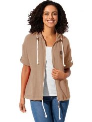 WITT WEIDEN Kardigan w kolorze jasnobrązowym rozmiar: 52. Brązowe kardigany damskie WITT WEIDEN, z aplikacjami, z bawełny. Za 82.99 zł.