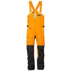 Spodnie ogrodniczki Helly Hansen Skagen Offshore. Brązowe spodnie materiałowe męskie Helly Hansen, bez wzorów, z materiału. Za 1,253.00 zł.
